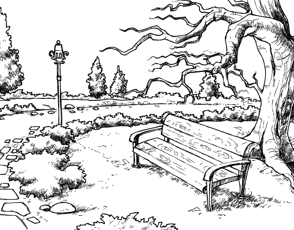 Раскраска природа