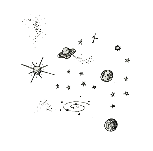 Космос на прозрачном фоне