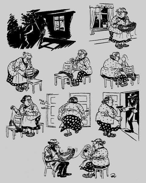 Херлуф Бидструп чихнул