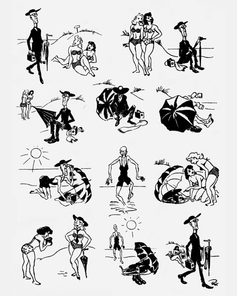 Рисунки Херлуфа Бидструпа