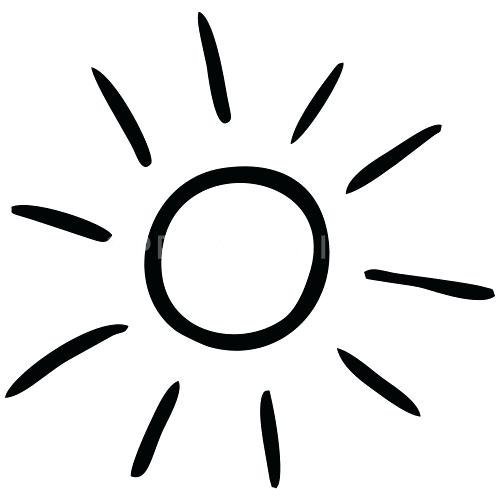 Солнце черно белое