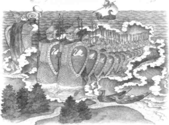 Сказка о царе Салтане раскраска 33 богатыря