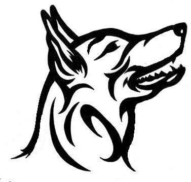 Dog Stickers малинуа