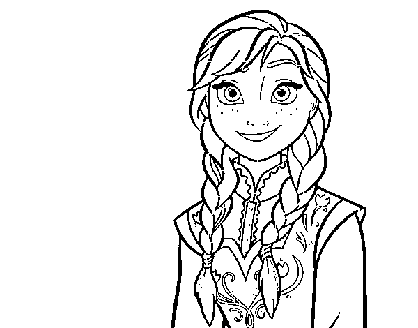 Раскраски для девочек Холодное сердце