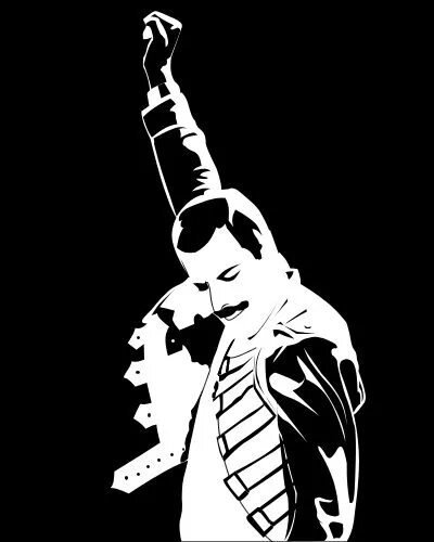 Фредди Меркьюри векторный