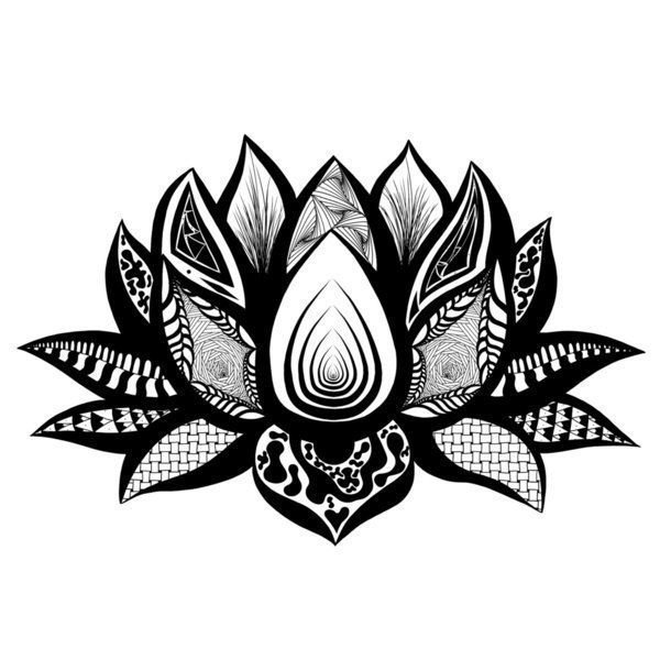 Лотос эскиз