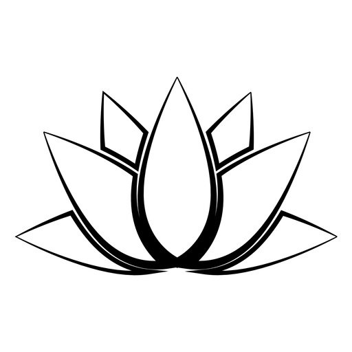 Стилизованный цветок лотоса