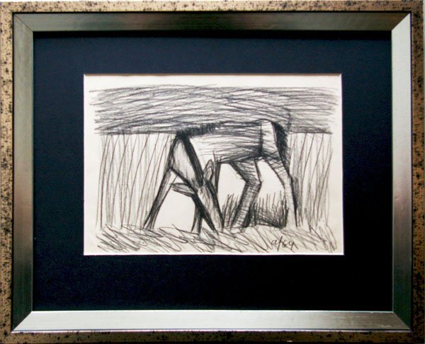 Коллаж в паспарту