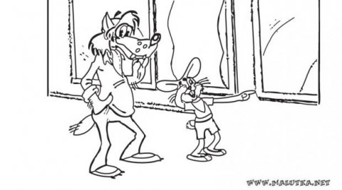 Раскраска ну погоди в музее