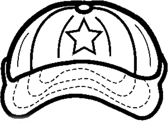 Кепка раскраска для детей