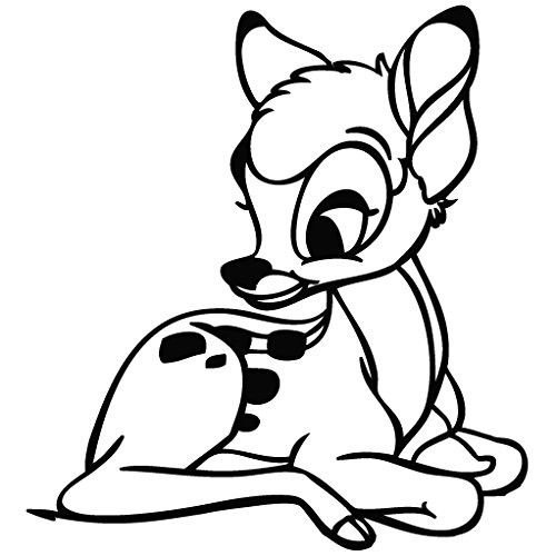 Раскраска Дисней Бемби