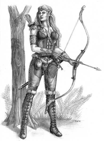 Воительница тату Викинги