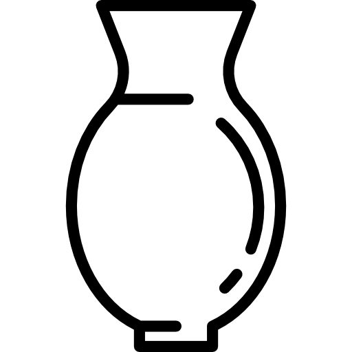 Ваза трафарет