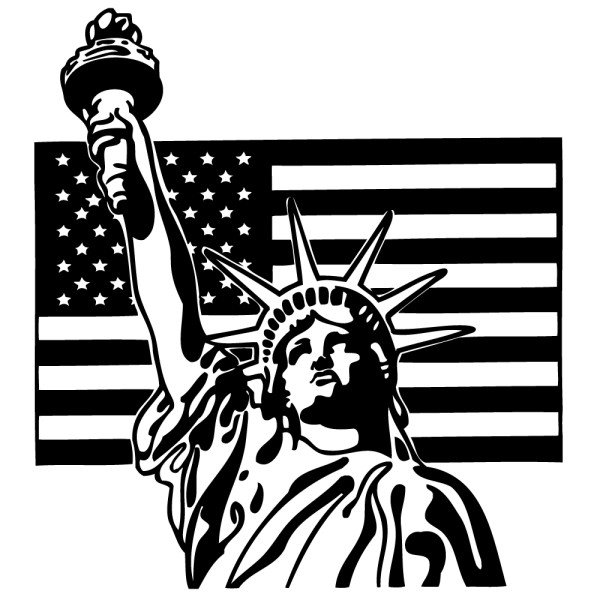 Статуя свободы svg
