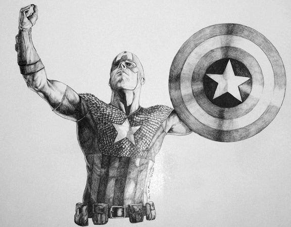 Железный человек чб