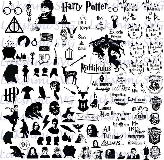 Силуэт шрама Гарри Поттера