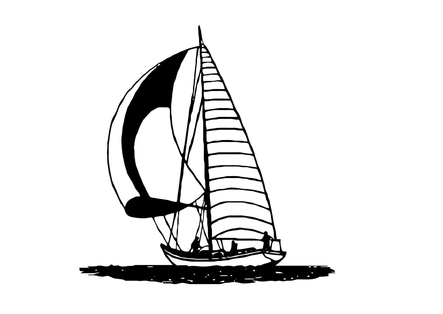 Яхта Парус рисунок