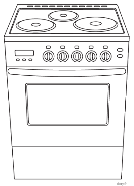 Плита раскраска