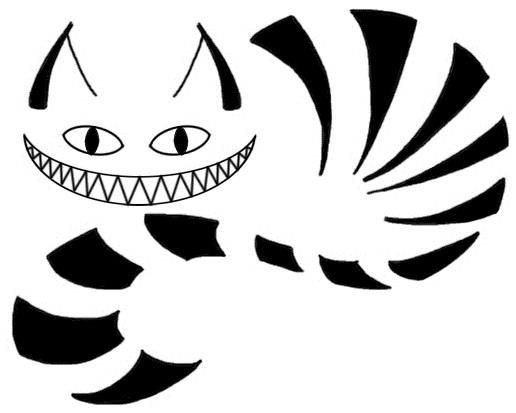 Чеширский кот вектор