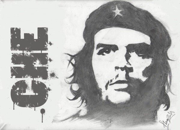 Эрнесто че Гевара граффити