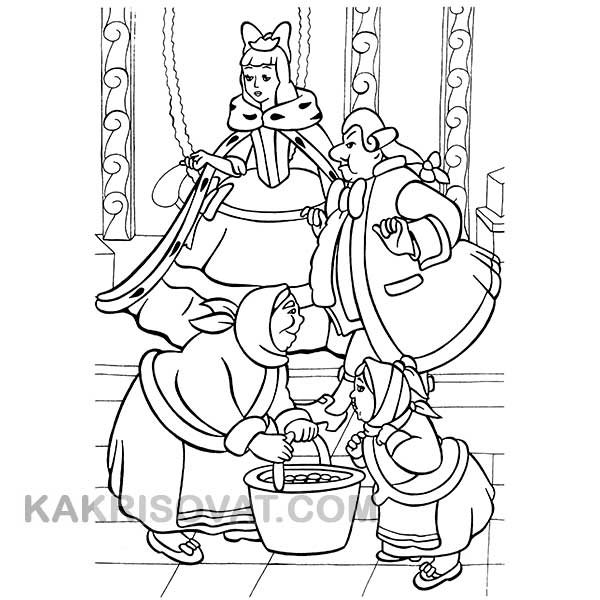 Маршак 12 месяцев раскраска