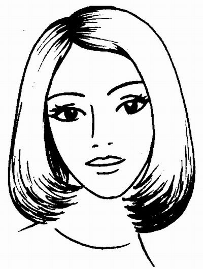 Портрет мамы с короткими волосами