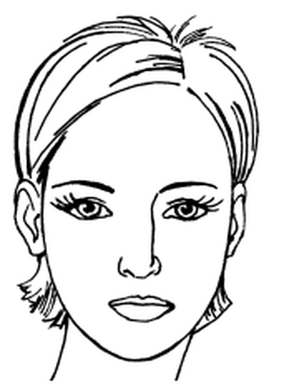 Портрет женщины раскраска