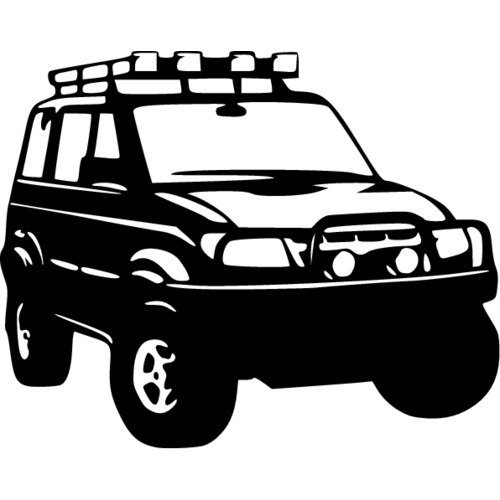 УАЗ Патриот вектор чб