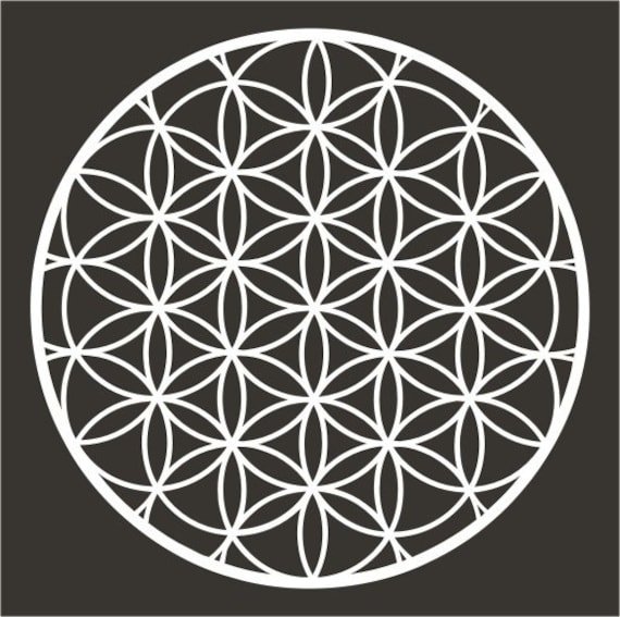 Орнамент цветок жизни