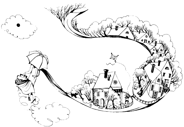 Мэри Поппинс и соседний дом