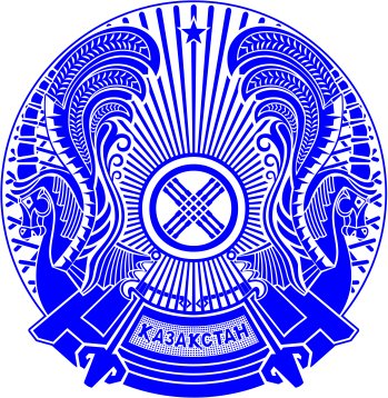 Флаг Казахстана раскраска