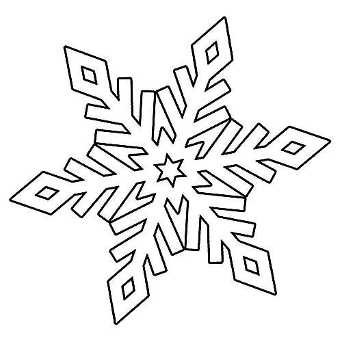 Новогодние раскраски снежинки