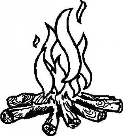 Костер схематичное изображение