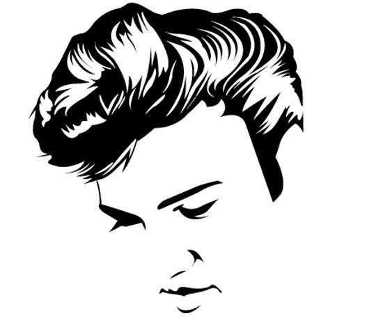 Силуэт Элвиса Пресли