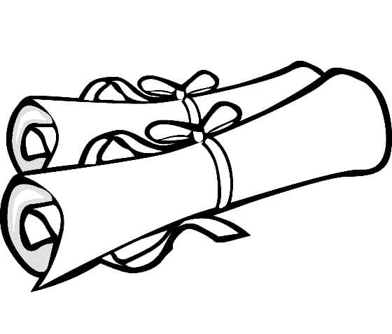 Раскраска выпускной