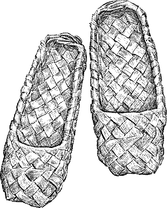 Обувь древних славян лапти