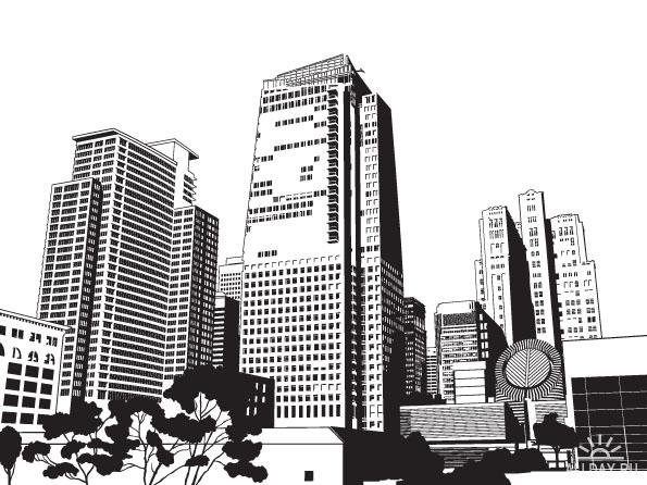 Графика высотного дома