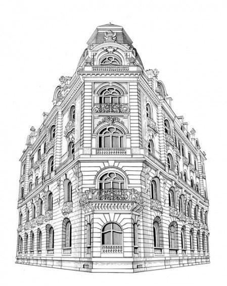 Архитектурные чертежи зданий