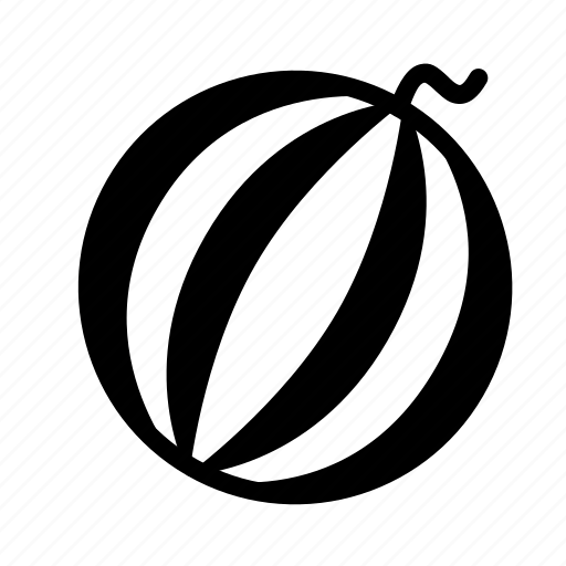 Арбуз раскраска для малышей