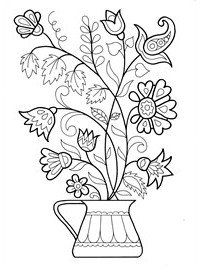 Осенняя раскраска