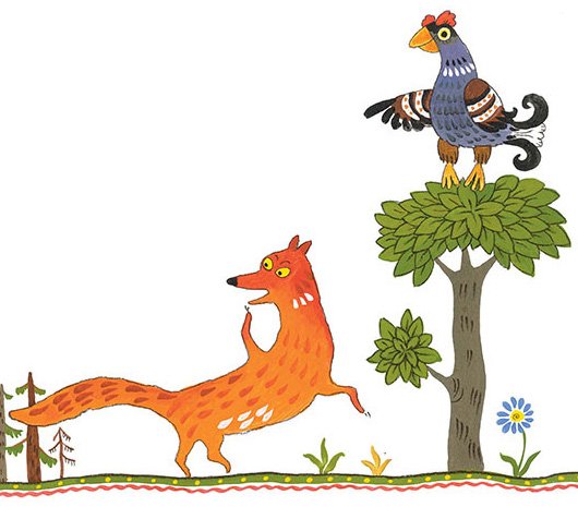 Русские народные сказки лиса и тетерев