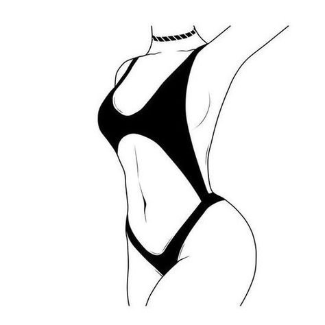 Эскиз женского тела