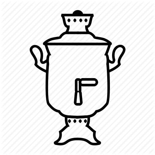 Самовар раскраска