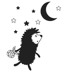 Ежик в тумане вектор