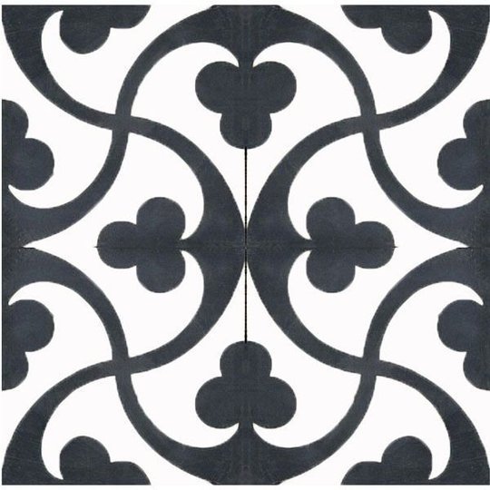 Плитка настенная Керамин фристайл 5м (200х200х7) микс черно-белый (кв.м.)