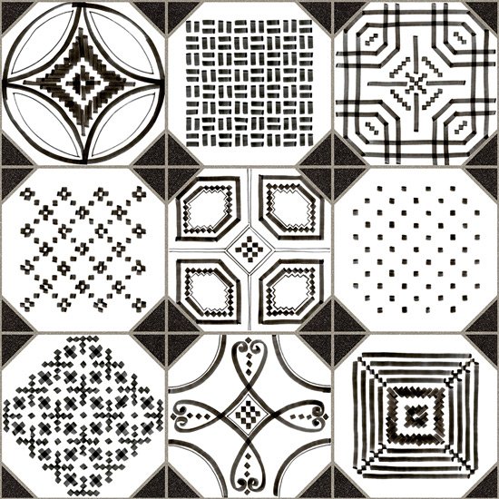Плитка Fioranese Ceramica Black White