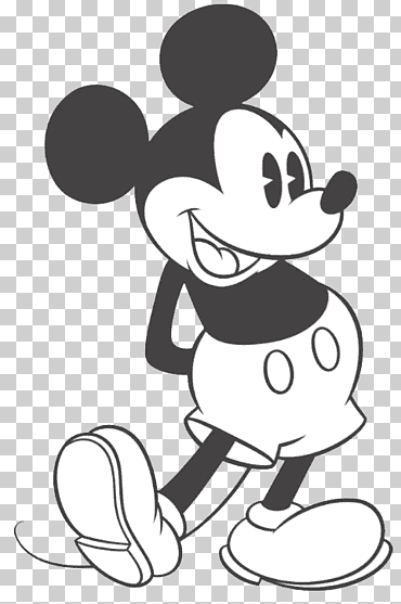 Микки Маус черный белый