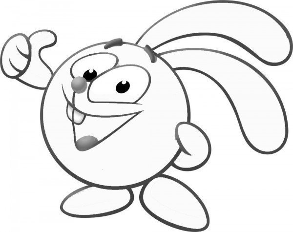 Смешарики серия черно белое кино