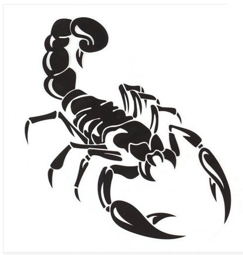 Наклейка Скорпион