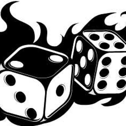 Тату кубики игральные эскиз